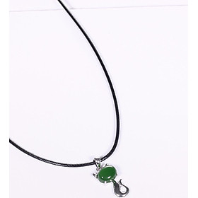 Mặt dây chuyền bạc hồ ly đá ngọc bích mệnh hỏa, mộc - Ngọc Quý Gemstones