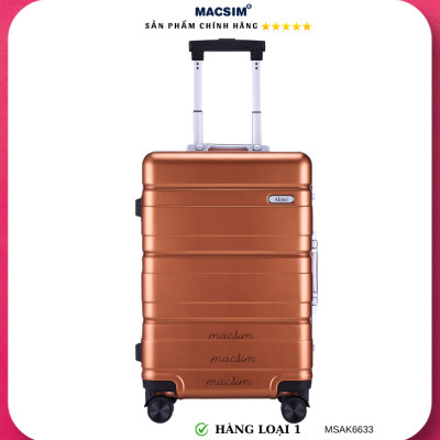 Vali cao cấp Macsim Aksen hàng loại 1 MSAK6633 cỡ 20inch màu đồng