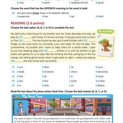 Bài tập bổ trợ Tiếng Anh 6 Right On!