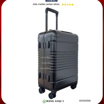 Vali cao cấp Macsim Smooire MSSM368cỡ 20 inch màu đen - Hàng loại 1