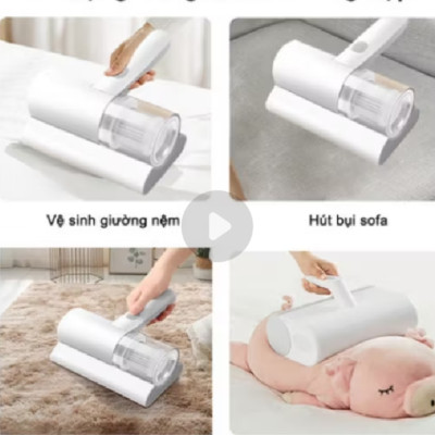 máy hút bụi cầm tay khử khuẩn bằng tia UV làm sạch mọi bề mặt chăn gha gối đệm ghế sofa hàng chuẩn 