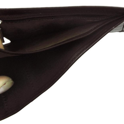 Ví Nam Da Bò AT Leather 056 (10 x 8.5 cm) - Nâu