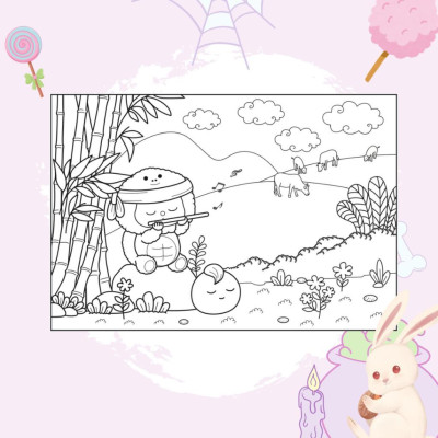 Sách Tô Màu - Baby Three Ở Thế Giới Cổ Tích + Baby Three 12 Con Giáp Ở Vương Quốc Ngọt Ngào - Combo 2 Cuốn - Minh Thắng