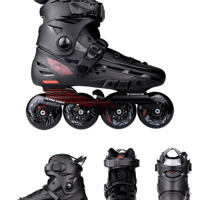 [Tặng Bảo Hộ Chuyên Dụng] Giày Patin Người Lớn Flying Eagle F4 Raven Với 2 Màu Đen Và Tím