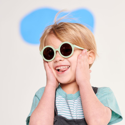 Kính Chống Tia Cực Tím Mắt Tròn Babiators - All The Rage Sage, Cho Bé 3-5 Tuổi