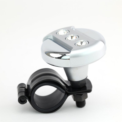 Tay Quay Trợ Lực Vô Lăng Ô Tô CIND Đính Kim Cương JM-7606PS Màu Bạc