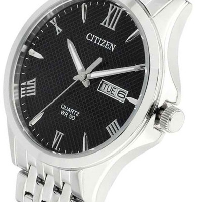 Đồng Hồ Nam Citizen Dây Thép Không Gỉ BF2020-51E - Mặt Đen