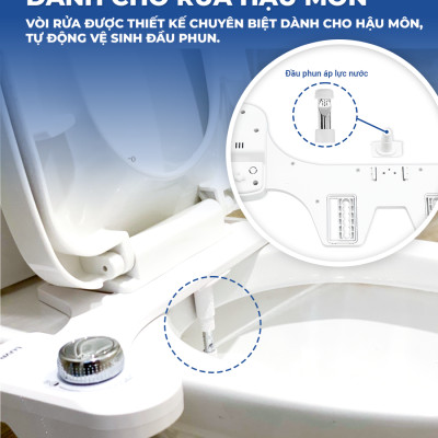 Thiết Bị Vòi Rửa Thông Minh Phiên Bản Tiết Kiệm LUVA Bidet LB101