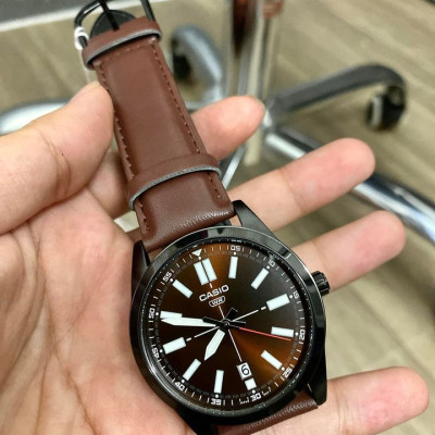 Đồng Hồ Nam Dây Da Casio Standard MTP-VD02BL-5EUDF Chính Hãng - MTP-VD02BL-5E