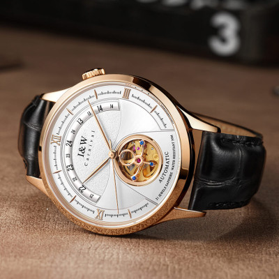 Đồng hồ nam chính hãng IW CARNIVAL IW525G-2 Kính sapphire ,chống xước,Chống nước 30m ,Bảo hành 24 tháng,Máy cơ (Automatic),Dây da cao cấp,thiết kế lộ cơ thể thao