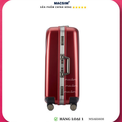 Vali cao cấp Macsim Aksen hàng loại 1 MSAK6608 cỡ 28 inch-màu đỏ