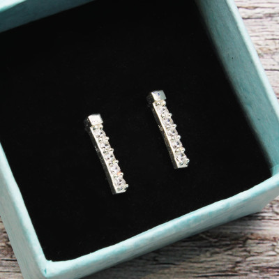 Hoa Tai Bạc Hiểu Minh HT292 Đơn Giản