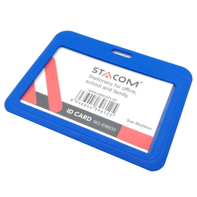 Bảng Tên Nhựa Cao Cấp Ngang Stacom ID6633 Nhiều Màu