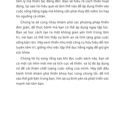 Sách - Y Học Và Sức Khỏe - Sống Khỏe Từ A Đến Z - Thảnh Thơi Cùng Thiền