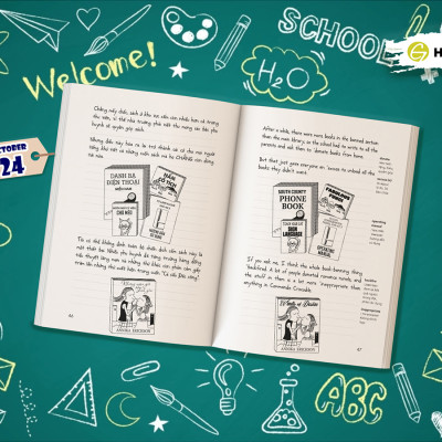 Nhật Ký Chú Bé Nhút Nhát - Tập 18: Out Trình (Song ngữ Việt-Anh)