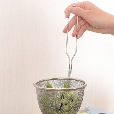 Combo muôi vớt/nhúng Echo Metal φ11,5cm + vợt lọc thực phẩm φ15cm làm từ inox cao cấp - nội địa Nhật Bản