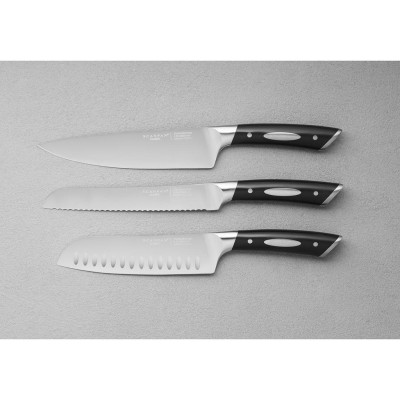 Dao thái thịt, dao thái rau củ quả đa năng Scanpan Classic 20cm 92502000, thép không gỉ cao cấp