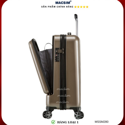 Vali cao cấp Macsim Smooire MSSM280 cỡ 20 inch màu gold hàng loại 1