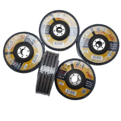 10 viên Đá nhám xếp 120# | Đĩa ráp xếp | Bánh nhám xếp K1 D100 120#