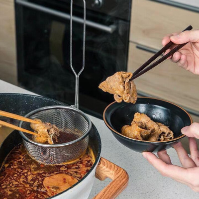 Combo muôi vớt/nhúng Echo Metal φ11,5cm + set 6 cuộn mút cọ rửa xoong nồi - nội địa Nhật Bản