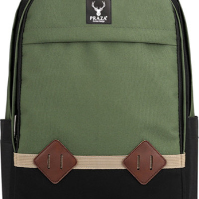 Combo Balo Thời Trang Hàn Quốc PRAZA - BL167 (Xanh Lá phối Đen) Và Túi Đeo Chéo PRAZA - DC095 (Đen)