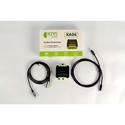 Bộ chuyển đổi âm thanh KIWI từ Optical sang Analog KA-06 - Hàng chính hãng