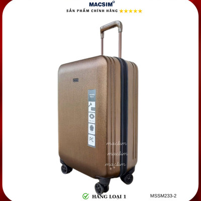 Vali cao cấp Macsim Smooire MSSM1233-2 cỡ 21 inch màu gold hàng loại 1