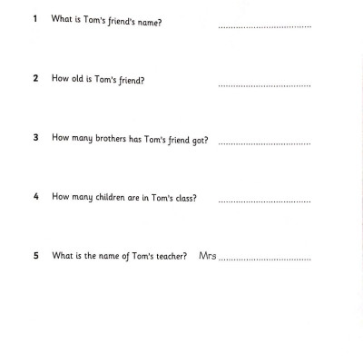 Cambridge English Starters 1 for Revised Exam from 2018 Student