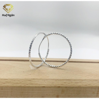 Bông tai bạc Ý 925 Huệ Ngân - Bông tai xinh RYE3014101