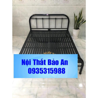 Giường sắt mỹ nghệ nhiều size từ 1m đến 1m8 - Nội Thất Bảo An