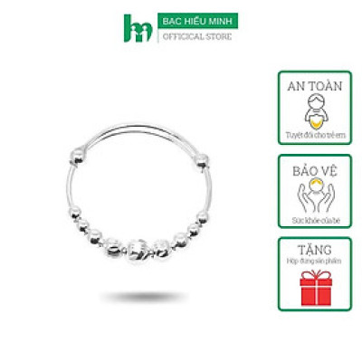 Lắc Tay Lắc Chân Trẻ Em Bạc Hiểu Minh LTE046