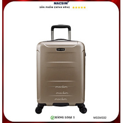 Vali cao cấp Macsim Smooire MSSM332 cỡ 24 inch màu vàng hàng loại 1