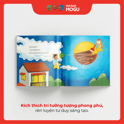 Truyện Ehon bé 1-2-3 tuổi - Ông trăng tròn 