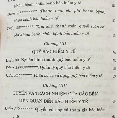 Luật Bảo Hiểm Y Tế Năm 2008 ( Sửa đổi, bổ sung năm 2013, 2014, 2015, 2018, 2020, 2023, 2024)