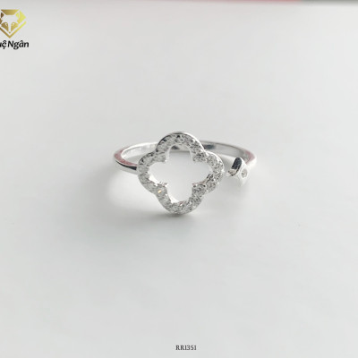 Nhẫn bạc nữ S925 Italia Bạc Xinh Huệ Ngân- RR1351