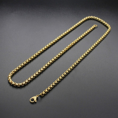 Dây Chuyền Nam Sợi 4mm Dài 60cm Chất Liệu Thép Titan Không Rỉ Không Dị Ứng TT 1159