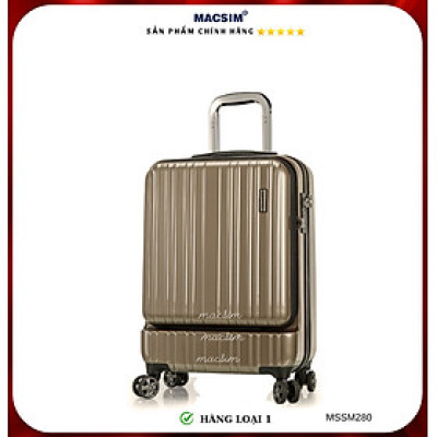 Vali cao cấp Macsim Smooire MSSM280 cỡ 20 inch màu gold hàng loại 1