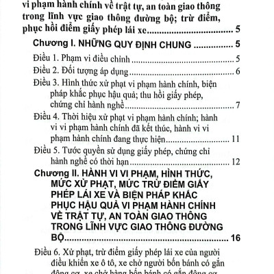 Sách - Quy Định Xử Phạt Hành Chính Về Trật Tự An Toàn Giao Thông