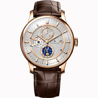 Đồng hồ nam Poniger P813-1 Chính hãng ,Kính sapphire nguyên khối ,chống xước,chống nước 50m,mặt trắng vỏ vàng hồng dây da nâu ( đen) xịn,vỏ máy thép không gỉ 316L,Đồng hồ cơ (Automatic) bảo hành 24 tháng, hàng mới 100%,thiết kế trẻ trung và sang trọng