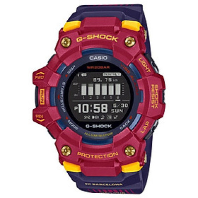 Đồng Hồ Nam Dây Nhựa Casio G-Shock x FC Barcelona GBD-100BAR-4 Chính Hãng - Bluetooth