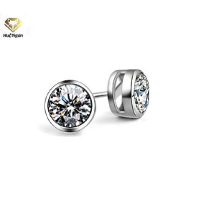 Bông tai bạc Ý 925 Huệ Ngân - Nụ đá RYE140631