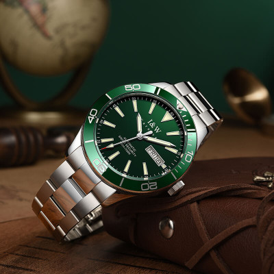 Đồng hồ nam chính hãng IW CARNIVAL IW533G-1 Kính sapphire ,chống xước ,Chống nước 100m ,Bảo hành 24 tháng,Máy cơ (Automatic),dây kim loại thép không gỉ 316L, mặt xanh thiết kế đơn giản dễ đeo 