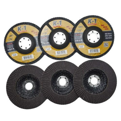 10 viên Đá nhám xếp 120# | Đĩa ráp xếp | Bánh nhám xếp K1 D100 120#