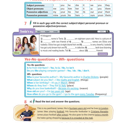 Tiếng Anh 8 Right On! Student