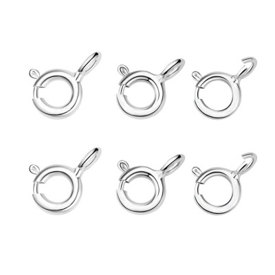 Móc Khóa Tròn Bạc 925 Cho Vòng Lắc Tay Số Lượng 3 Chiếc MK003