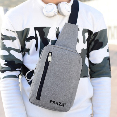 Combo Túi Đeo Campus & Túi Du Lịch PRAZA - TX082DC095 (COMBO Xám)