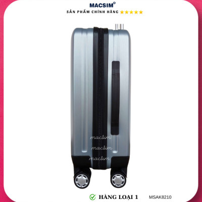 Vali cao cấp Macsim Aksen hàng loại 1 MSAK8210 cỡ 20inch- màu bạc