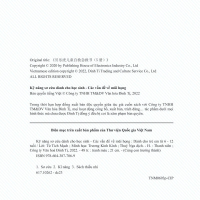 Kỹ Năng Sơ Cứu Dành Cho Học Sinh - Các Vấn Đề Về Mũi Họng