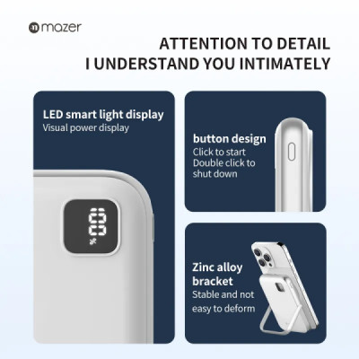 Pin Dự Phòng Mazer MagAir 16 MagS 15W (10.000mAh) - Hàng Chính Hãng