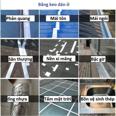 (Dài 10m, Rộng 15cm) Băng Keo, Keo Dán Chống Thấm, Chống Dột Taiko Nhật Bản Băng Keo Chống Thấm Dột,Vá Chám Vết Nứt Trần Sàn Nhà Taikomi Japan Băng keo chống thấm TAIKO Nhật Bản chắc chắn, chống thấm dột, dán tường, dán mái tôn, máng xối, lô gia